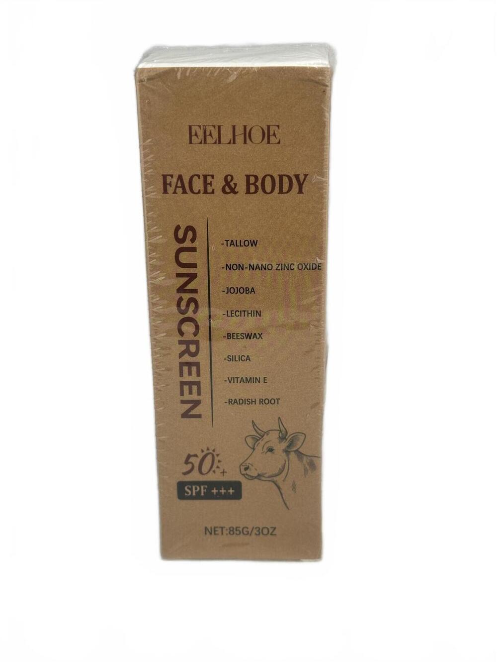 2/$30 ✨ Eelhoe Tallow Sunscreen SPF 50 Face Body Moisturizer 85g NIB Sealed